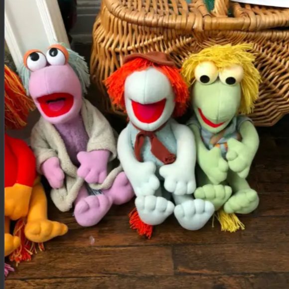 RARE Vintage 1985 Fraggle Rock of the Muppets creator  Jim Henson Plush Softie - Picture 4 of 6